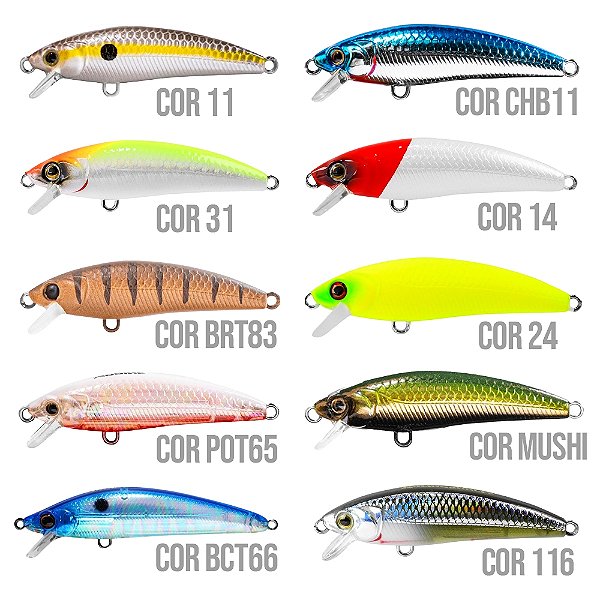 Isca Artificial Meia Àgua Inna 50 5cm 3.5g - Marine