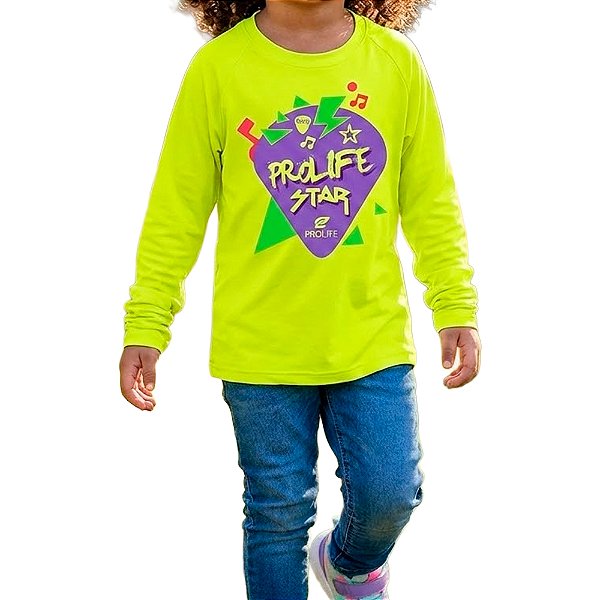 Camiseta Infantil Sun Protect UV 50+ Tam 10 - Prolife