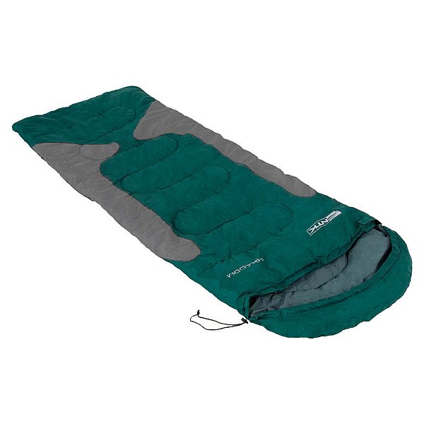 Saco de Dormir Nautika Freedom Verde e Cinza 230130-VDCZ