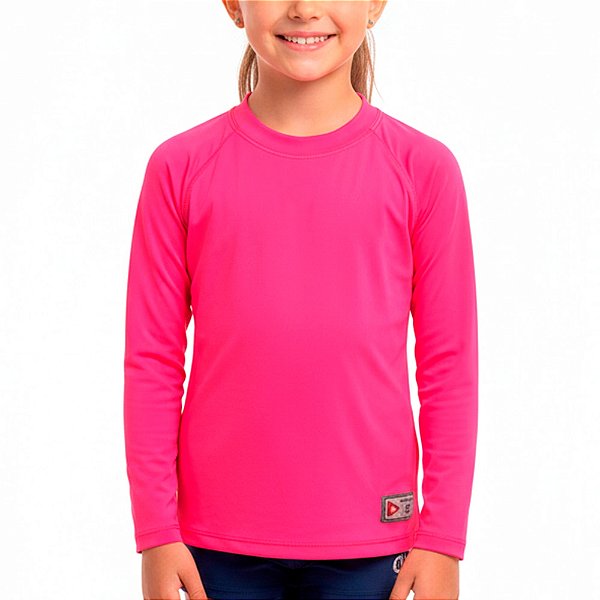 Camisa de Pesca FPS 50+ Infantil Pink - Play Pesca