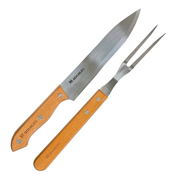 Kit Churrasco 2 peças Faca / Garfo - Stanley