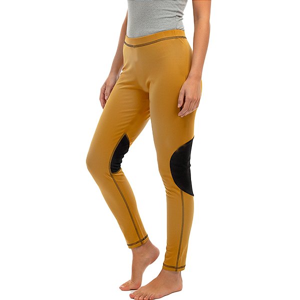 Calça legging Poliamida Mostarda - Kabana