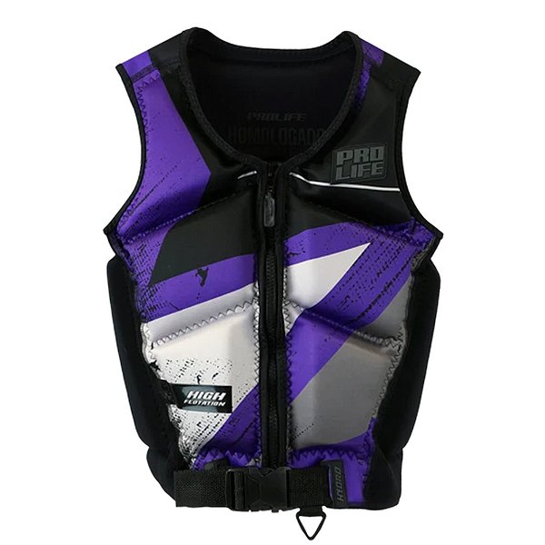 Colete Salva Vidas Homologado Hydro Citrus Purple - Prolife
