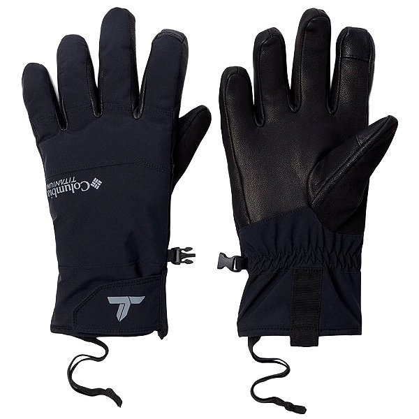 Luva Masculina Titanium Powbound Glove Black - Columbia