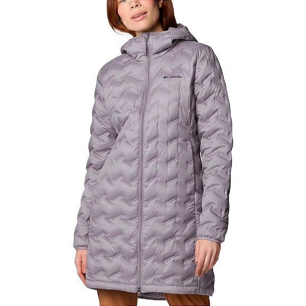 Jaqueta Feminina Delta Ridge II Long Down Shale Purple - Columbia