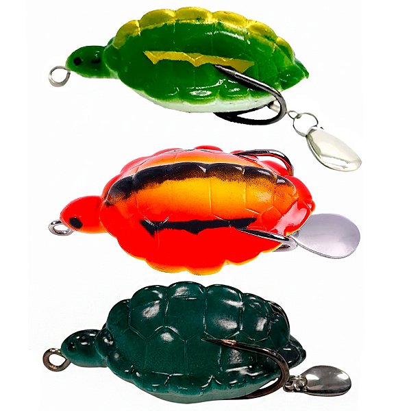 Isca Artificial Superficie Tartaruga Sortida WS-HD191 - J.W.S