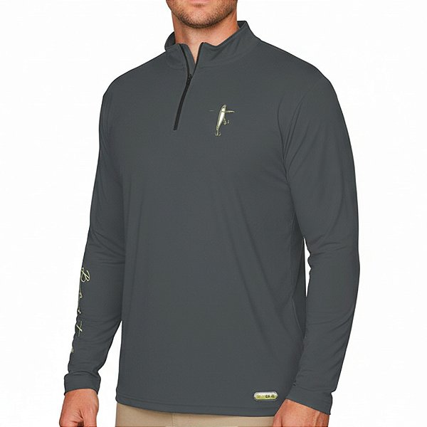 Camiseta Poliamida Uv 50+ Icy Classic Chumbo - Bait