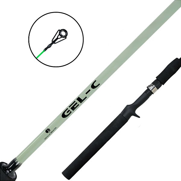 Vara Para Carretilha Fibra Vidro / Gel Inteiriça Maxforce 8-15lbs - Pesca Brasil