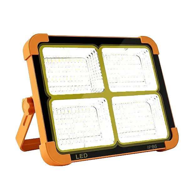 Lanterna Led Recarregável Com Placa Solar BOM-4507 - B-Max