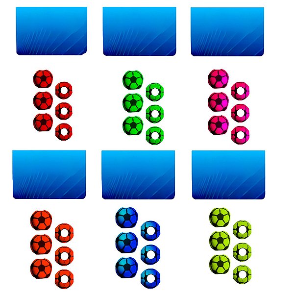 Miçanga Para Pesca Luminosa Bolinha De Futebol - Jr Pesca