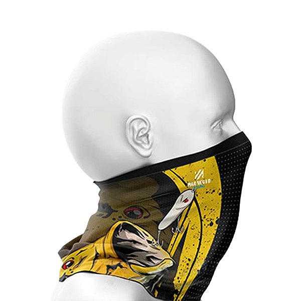 Proteção De Rosto FPS 50+ Tucunaré Amarelo - Mar Negro