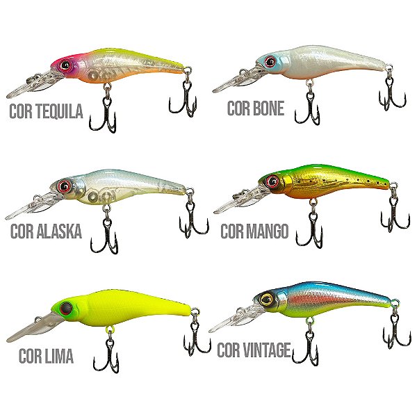 Isca Artificial Laker 55 Meia Agua Tiago Papan - Lori