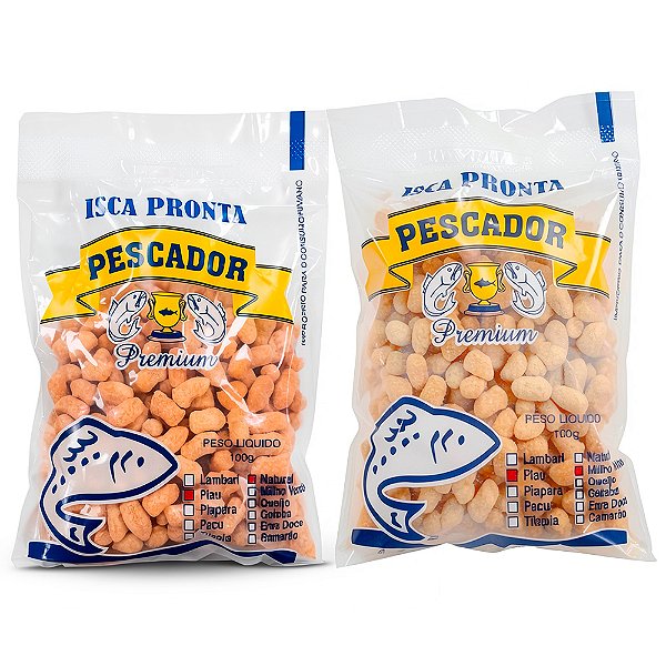 Isca Natural Piau 100g - Pescador