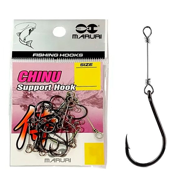 Anzol Chinu Support Hook 10 peças - Maruri