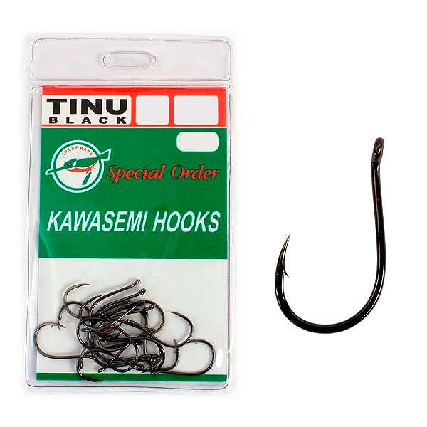 Anzol Tinu Black 100Pçs - Kawassemi