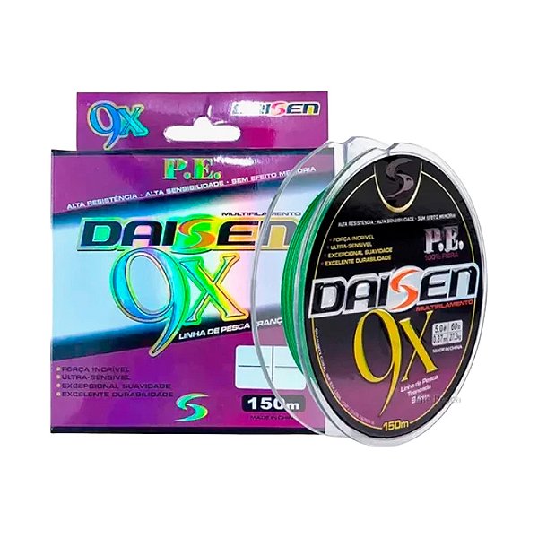 Linha Multifilamento 9x 150m PE Max Force - Daisen
