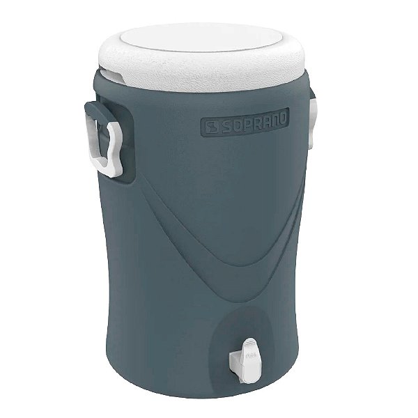 Botijão Térmico Everest 20 Litros Cinza - Soprano