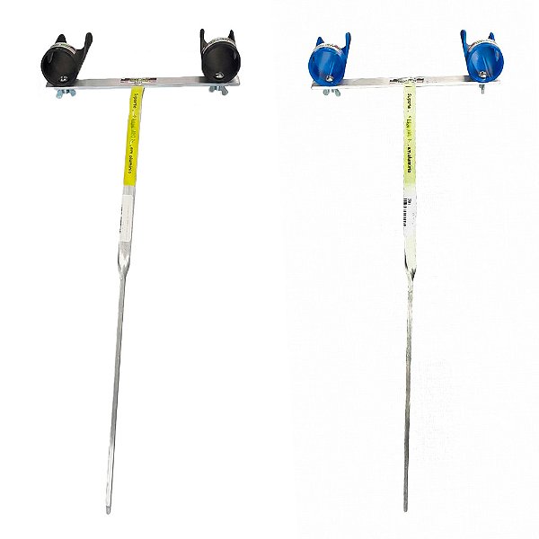 Suporte Para Vara Duplo Aluminio - Ideal Fish