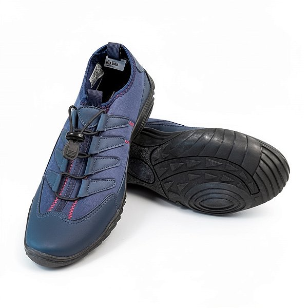 Tenis Para Pesca e Trilha Marinho - Mar Negro
