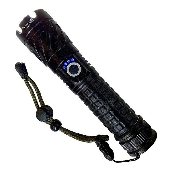 Lanterna De Led Tática Recarregável WS-T90 - J.W.S
