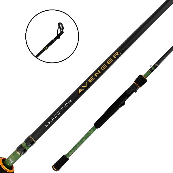 Vara Molinete Avenger Expedition 4 Partes 1.83m - Marine