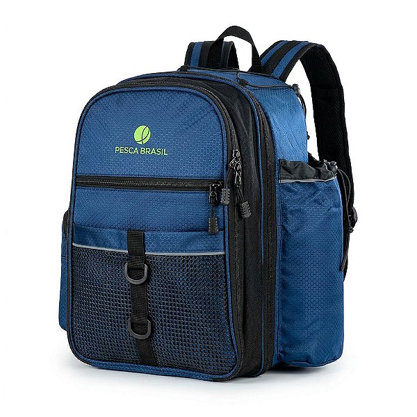 Mochila Pro Team NG com 3 Estojos Organizadores - Pesca Brasil