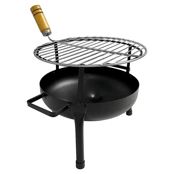 Churrasqueira Praiana Tira Gosto Preta - Eliza