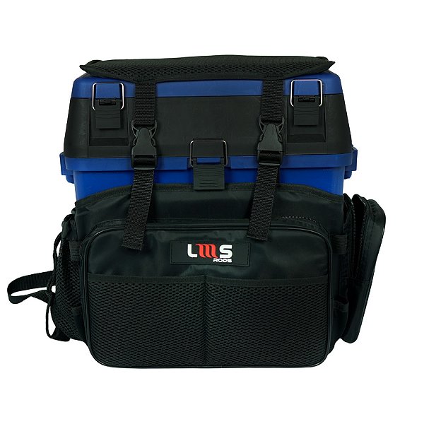 Bolsa Box Rigida Com Alça Azul / Preto - LMS