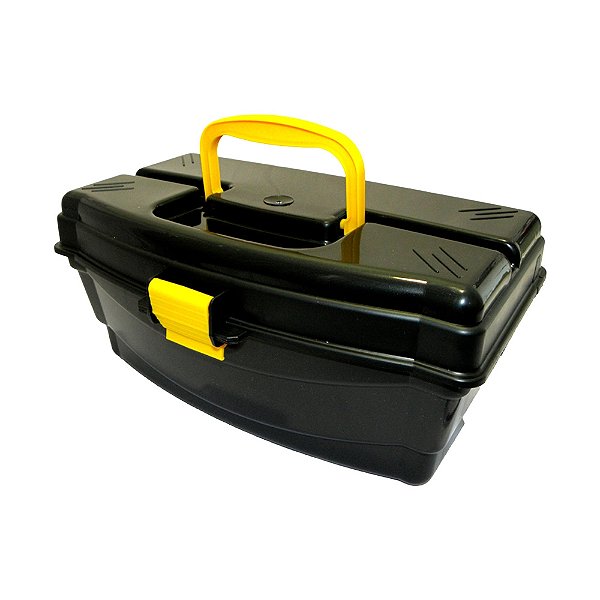 Caixa Para Pesca 1 Bandeja Preto CX-1BJ-P - HI