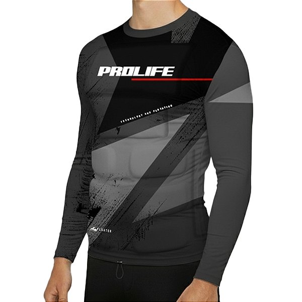 Camisa Flutuadora Floater Mangas Longa Citrus Grafite - Prolife