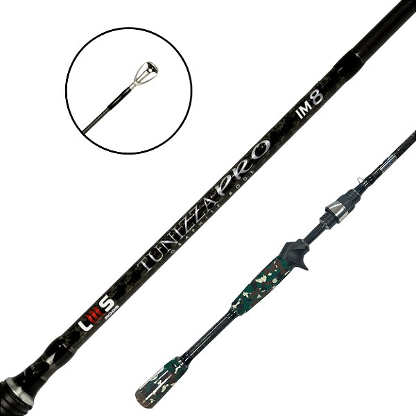 Vara Para Carretilha Tunizza Pro Inteiriça IM8 - LMS Rods