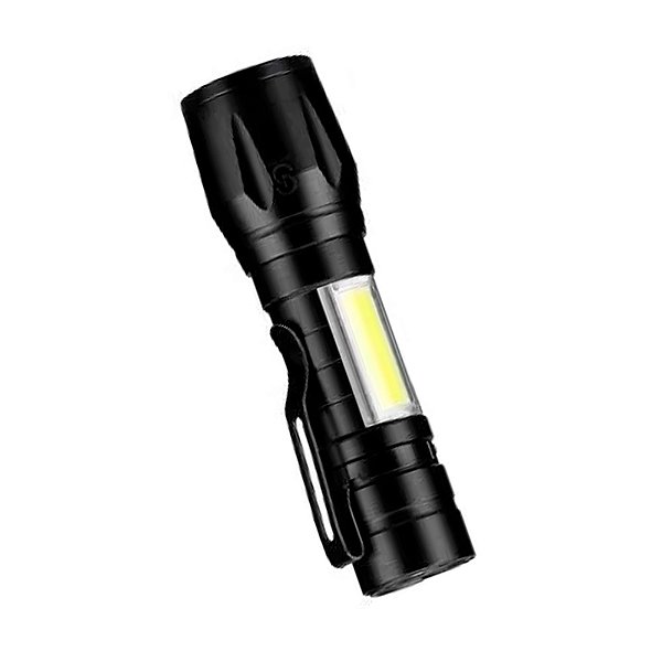 Mini Lanterna Recarregável Led E Luz Lateral 8400 - B-Max