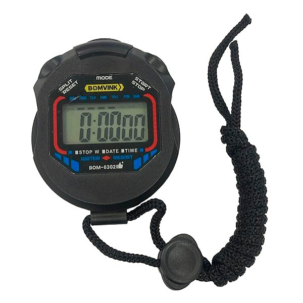 Cronometro Digital De Mão Resistente Àgua - B-Max