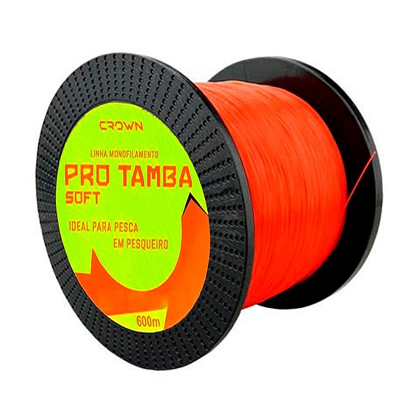Linha Para Pesca Soft Orange 600m - Crown