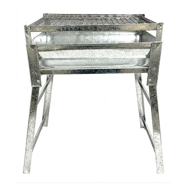 Churrasqueira Camping Galvanizada 45x30 - Eliza