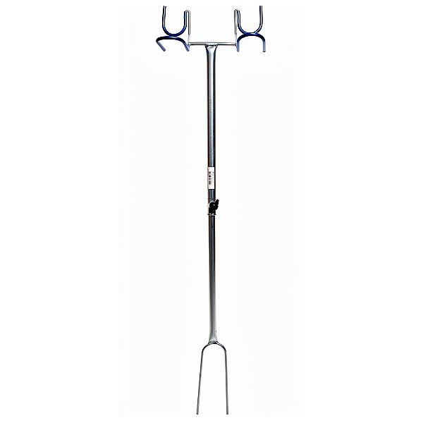 Suporte De Pesca Barranco Emborrachado Para Duas Varas - Narciso Pesca