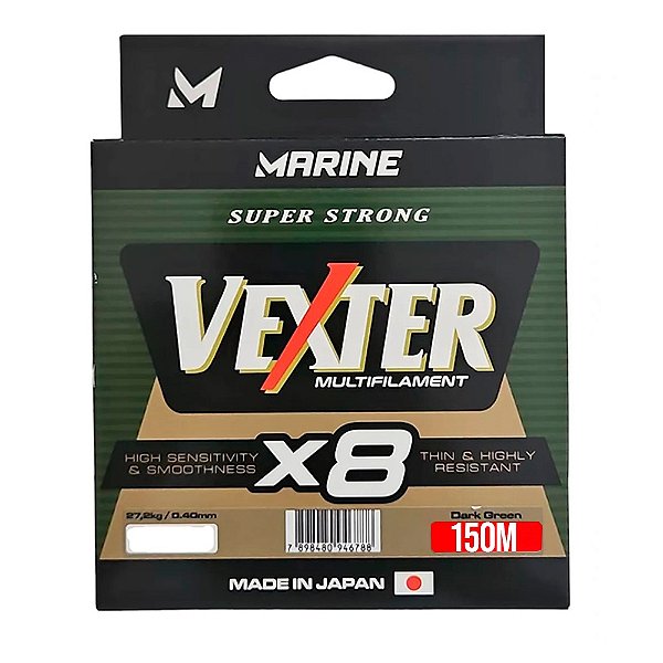 Linha Multifilamento Vexter X8 150m - Marine