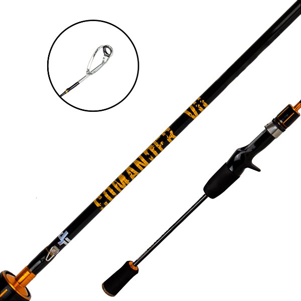 Vara Para Carretilha Inteiriça Comander C VII 1.98m 15-30lbs - Albatroz