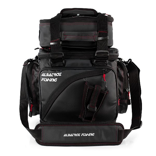 Bolsa Organizadora De Pesca C/ Porta Carretilha LYB ZL02 Preta - Albatroz