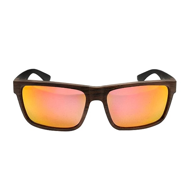 Óculos Polarizado Tainha Lente Laranja - Dourado Fish