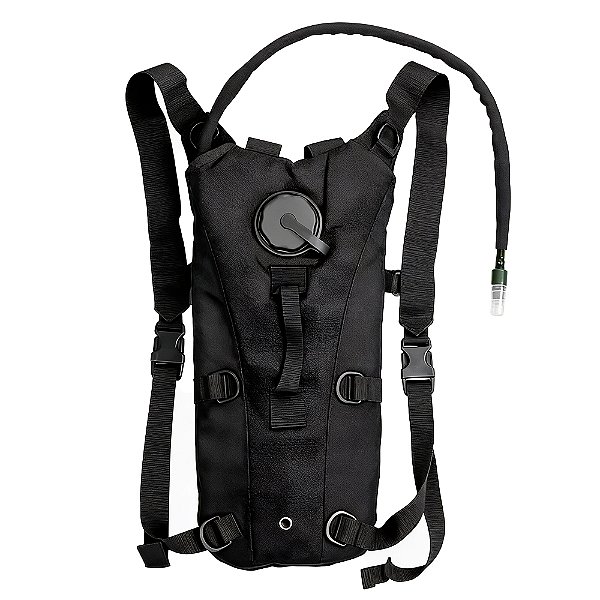 Mochila Camel Back com Refil Preta 3L Bravo