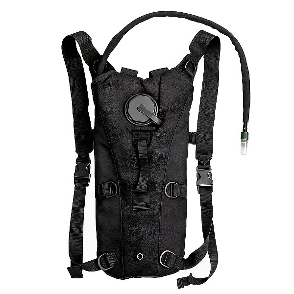 Mochila Camel Back com Refil Preta 2L - Bravo