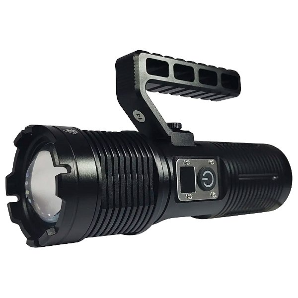 Lanterna Led Holofote Medidor de Bateria JY9855 - JYX