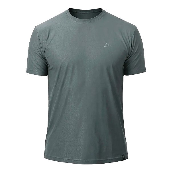 Camiseta Masculina Manga Curta Dry Cool Grafite - Conquista