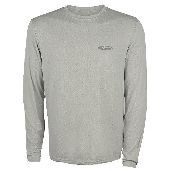 Camiseta Manga Longa Cardume Softline +50FPS GG AREIA