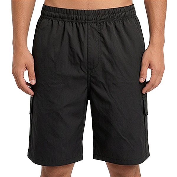 Bermuda Cargo Masculina Preta - Oro