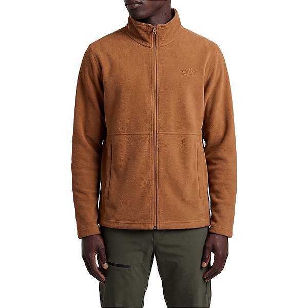 Casaco Fleece Masculino ADU Glacier Full Zip Marrom - The North Face