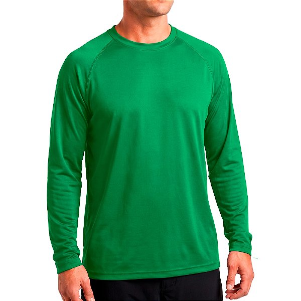 Camisa de Pesca FPS 50+ Dry Verde Bandeira - Play Pesca