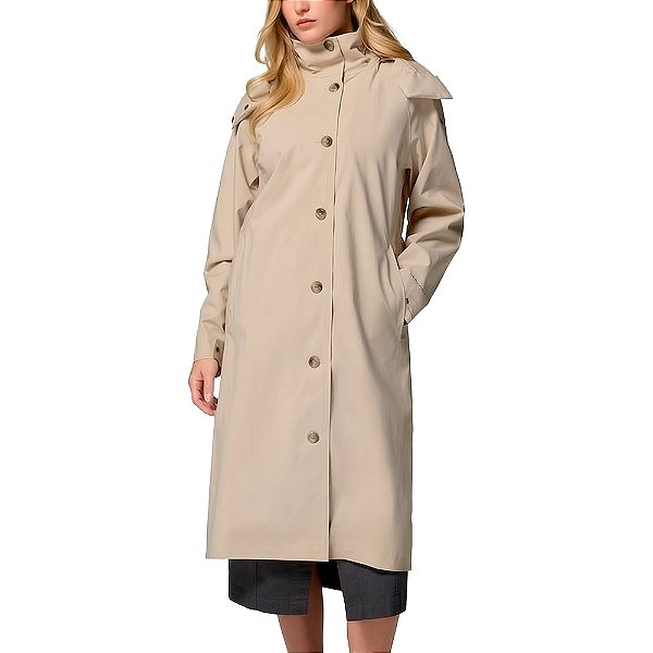 Jaqueta Feminina Amazetrench Rain Impermeável Com Capuz Fossil - Columbia