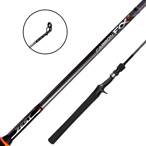 Vara Para Carretilha Fox Carbon FXC C 1.73m - Zest